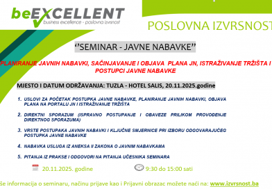 PLANIRANJE JAVNIH NABAVKI, SAČINJAVANJE I OBJAVA PLANA JN, ISTRAŽIVANJE TRŽIŠTA I POSTUPCI JAVNE  NABAVKE – TUZLA